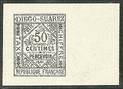 (*) Taxe. No 2, bdf. - TB (cote Yvert: 340 €)