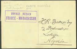 Lettre. Raid France-Madagascar, escale de Bamako 23.10.26 sur CP pour ...