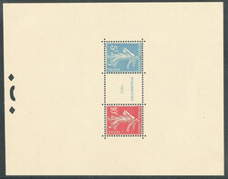 Strasbourg. No 2, le feuillet pd mais la paire et TB (cote Yvert: ...