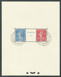 Strasbourg. No 2, obl cad 12.6.27. - TB (cote Yvert: 1350 €)