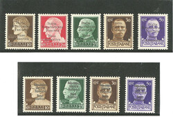 Nos 1, 3 à 6, 8, 10 à 12. - TB (cote Yvert: 545 €)