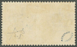 Vignette de propagande attenante. "Aviation". Double surcharge dont ...