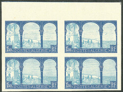 Non dentelé. No 83a, bloc de quatre bdf. - TB