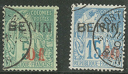 Nos 14, 15. - TB (cote Yvert: 530 €)