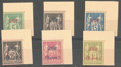 CAVALLE. Tirage sur bristol. Nos 2, 3, 5 à 8, tous cdf. - TB. - R ...