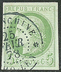 Précurseurs. CG 17 obl cad "Cho-Len" fév 78. - TB (cote Yvert: 265 ...