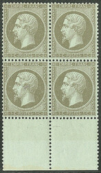 No 19a, bloc de quatre, très frais et centré. - TB (cote Yvert: ...