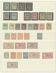 Collection. 1893-1911 (Poste), complète dont 10 à 16(2). - TB (cote ...