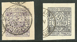 Taxe. Nos 1, 2. - TB (cote Yvert: 340 €)