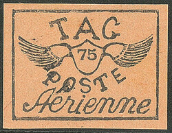 Poste Aérienne. TAG. No 8, obl très légère. - TB. - R (cote Yvert ...