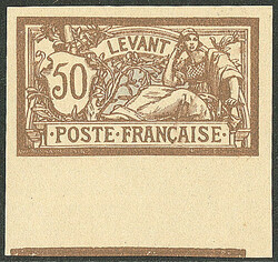 Non dentelé. No 25a, bdf. - TB (cote Yvert: 630 €)