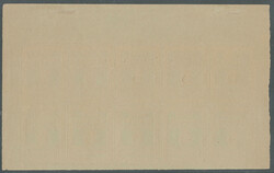 No 8a, feuillet de dix encadré, petite fente en bordure en haut mais ...