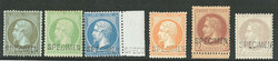 Specimen. Nos 19f, 20f, 22d bdf, 23d, 26Ac, 27Af. - TB (cote Yvert: ...