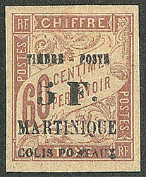 No 60, large charnière mais TB (cote Yvert: 895 €)