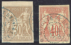 Précurseurs. CG 26 bdf, CG 27, obl cad bleu "Mayotte et Dép". - TB ...