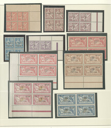 Nos 4 à 16, tous en bloc de quatre. - TB (cote Yvert: 900 €)