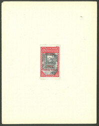 Essai de surcharge pour l'Expo Coloniale Paris 1931. Sur No 72, sur ...