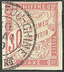 YUNNAN FOU. Précurseurs. Taxe. CG 22, obl cad "Yunnan-Fou". - TB