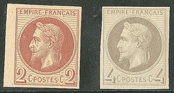 Rothschild. Nos 26Af, 27Be. - TB (cote Yvert: 700 €)