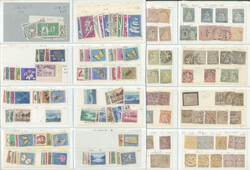 SUISSE. Lot. 1862-1960 (Poste, PA), valeurs et séries diverses, qqs ...