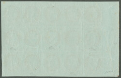 Non dentelés. Nos 50c, bloc de 15 ex bdf, 7 voisins. - TB (cote ...