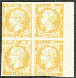 Empire. 80c jaune citron, bloc de quatre bdf. - TB (cote Yvert: 600 ...