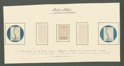 Projets privés. Meillet Pichot (1850). Essais de guillochage, 5 ...