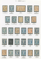 ARIEGE. 27 bureaux de Ax sur Ariège à Vic Dessos, complète sauf ...