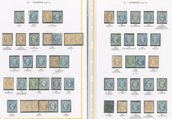 CHARENTE. 41 bureaux de Aigre à Villefagnan, complète sauf Touverac ...
