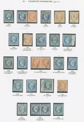 CHARENTE INFERIEURE. 61 bureaux de Aigrefeuille d'Aunis à La ...