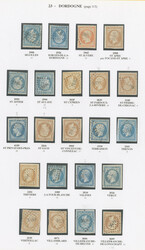 DORDOGNE. 66 bureaux de Azérac à Villefranche de Longchapt, ...