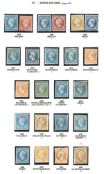 SEINE ET OISE. 116 bureaux de Ablis à Yerres, des doubles. - TB ...