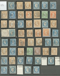 AUDE. 50 bureaux. - TB (cote Yvert: 1230 €)