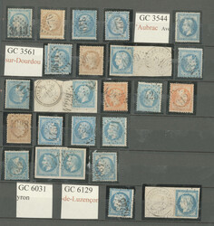 AVEYRON. 63 bureaux, complète sauf gc 3544, 3561, 6031 et 6129. - TB ...