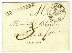Lettre avec texte daté de Saint Pierre de la Martinique le 5 ...
