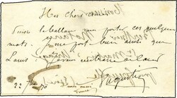 Papillon de Metz daté du 22 Septembre 1870 pour Saint-Martin- ...