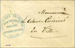 2565800: France Franco Prussian War - Cancellations and seals