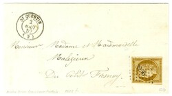 PC 3256 / N° 1 belle nuance bistre brun foncé Càd T 15 St QUENTIN ...