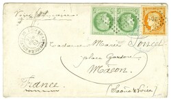 Losange MQE / Col Gen N° 13 + N° 17 paire Càd MARTINIQUE / FORT DE ...