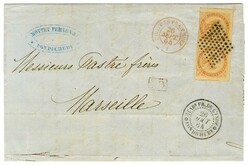 Losange / CG 5 paire Càd ETABS FR. DE L'INDE / PONDICHERY sur lettre ...