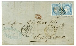 Losange / Col. Gen. N° 23 paire avec variété 143 A2 et 144 A2 Càd ...