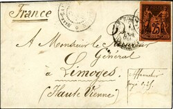 Càd Nlle - CALEDONIE / NOUMEA / Col. Gen. N° 43 sur lettre avec ...