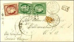 Rouleau de gros points / N° 2 (2 dont 1 ex superbes marges et 1 ex ...