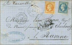 Ancre / N° 29 + 31 Càd St THOMAS + Càd octo St THOMAS / PAQ FRB ...