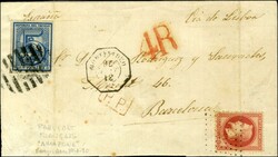 Oblitération / TP Montévidéo 5c + ancre / N° 32 (pli) Càd octo ...