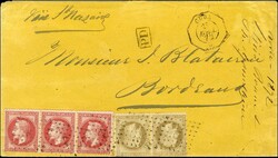 Ancre / N° 30 paire + 32 bande de 3 Càd octo CUBA / * 23 AVRIL. 72 ...