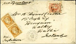 Càd BUENOS AIRES / Argentine 5c + Càd octo BUENOS-AYRES / PAQ. FR J ...