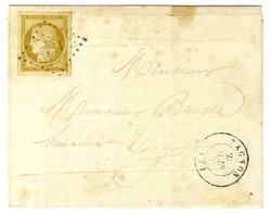 PC 3311 / N° 1 très belles marges Càd T 15 TAGNON (7) sur lettre ...