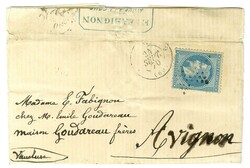 Etoile / N° 29 Càd de rayon 6 PARIS 6 (60) 24 SEPT. 70 sur lettre ...