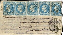 GC 2046 / N° 29 (5, 1ex avec belle variété angle inférieur droit) ...